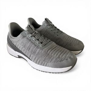 OrthoFeet Yari Hands Free Sneakers Shoes Gray Orthopedic Mens Size 10 Wide 2E